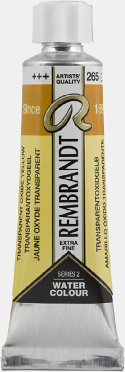 Rembrandt Water Colour Tube 10ml | transparent Oxide Yellow (265)